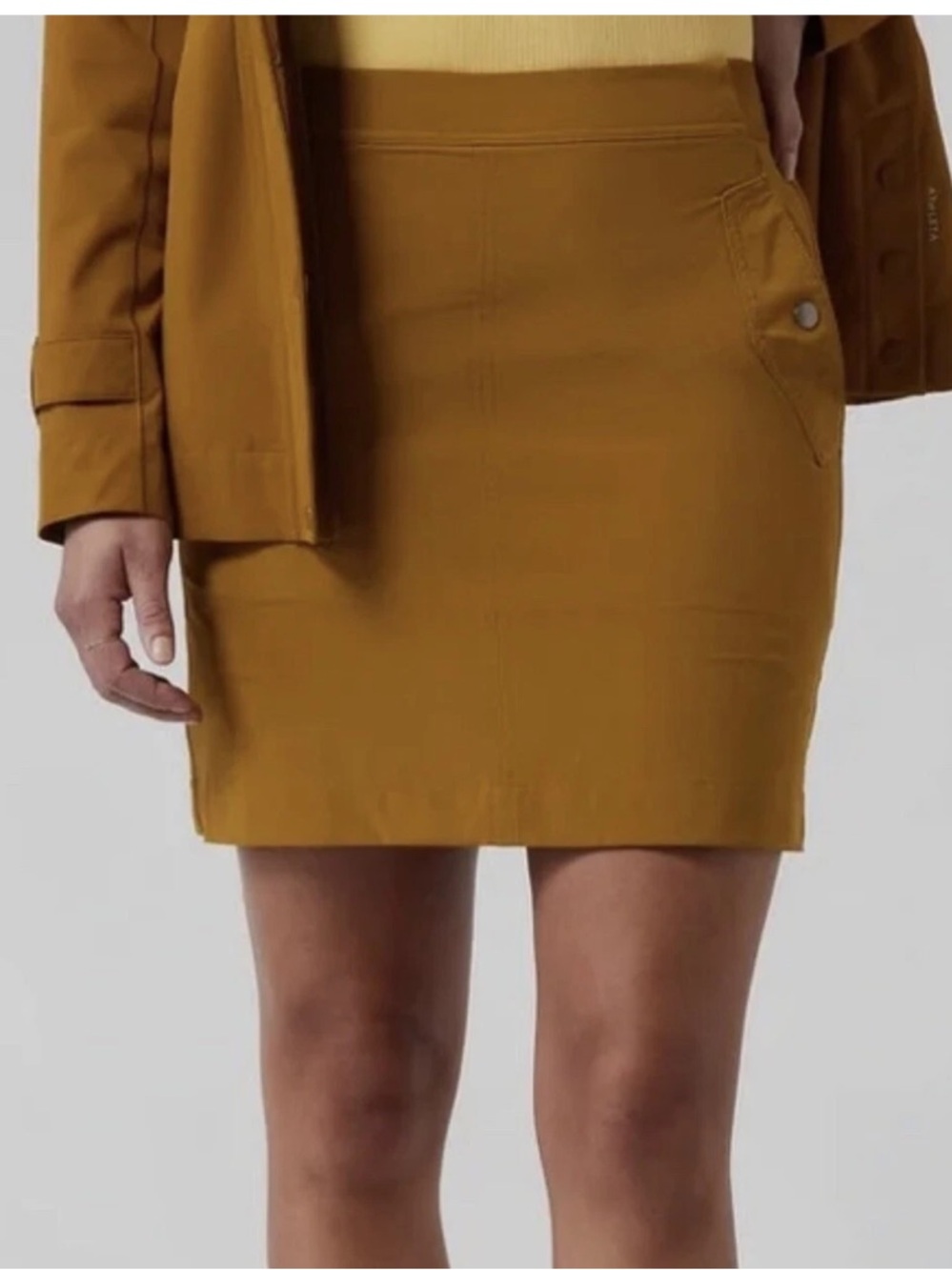 Athleta, Vienna Cargo Skort, Harvest Gold, Size 16 - Picture 12 of 12